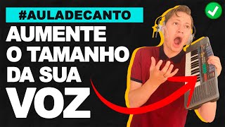 Como Aumentar a Tessitura Vocal Com Exercícios [upl. by Kemppe]