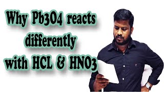 10Why Pb3O4 reacts differently with HCl amp HNO3  Redox Reaction  NEET  JEE [upl. by Siuraj]