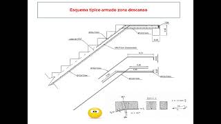 diseño de escalera de Hormigón Armado [upl. by Ahto]