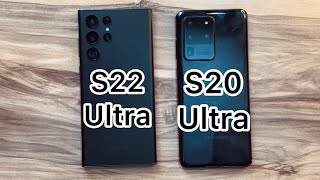 Samsung Galaxy S22 Ultra vs Samsung Galaxy S20 Ultra [upl. by Aineles]