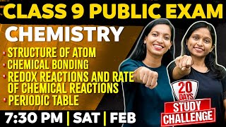 Class 9 Chemistry  Structure of AtomChemical Bonding Redox reactionPeriodic Table  Exam Winner [upl. by Rory]