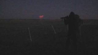 M16 Night Time Shooting Without Flash Hider [upl. by Eadwine]