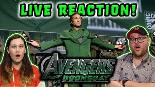 MARVEL STUDIOS Hall H Panel LIVE Reaction  Avengers Doomsday Fantastic Four Secret Wars [upl. by Aisela173]