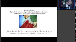 11112019  Il monitoraggio degli interventi di efficientamento energetico e sviluppo territoriale [upl. by Ainival548]