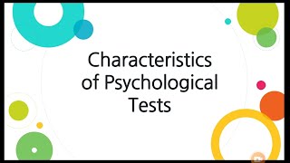 Characteristics of psychological test in urduhindi [upl. by Trimble229]