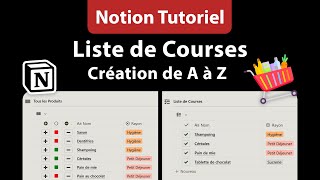 Liste de courses 🍊🍣  Organiser vos courses avec une liste qui suit votre parcours habituel 🛒 [upl. by Widera]