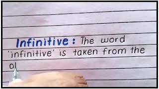 Infinitive with full explanation Definition Types Examples  What is infinitive [upl. by Melisandra]