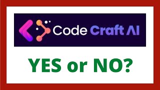 Code Craft AI Review  Legit CodeCraft AI App [upl. by Arick]