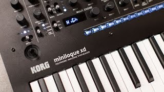 Korg Minilogue XD Polyphonic Analogue Synthesizer  Demo and Overview [upl. by Ecahc]