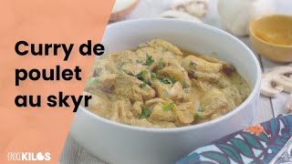 Le curry de poulet au skyr est un plat facile et rapide à cuisiner [upl. by Bibeau]