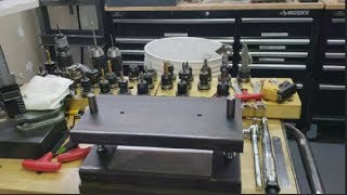 Sheet Metal Press Die  Making the Die Holders [upl. by Sacci699]