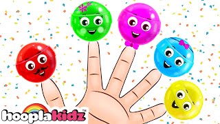 Finger Family Song With Lollipop  Fun Kids Songs By Hooplakidz [upl. by Naltiac]