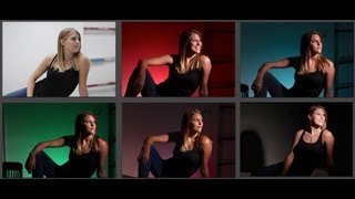 How To Create A Photo Studio Anywhere Using A Snoot And Color Gels [upl. by Eelanna]