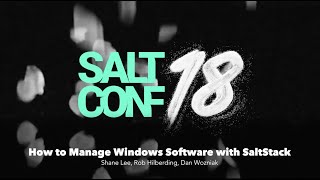 SaltStack  How to Manage Windows Software with SaltStack [upl. by Haisi]