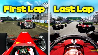 Every Lap The F1 Game Gets NEWER [upl. by Aekan200]