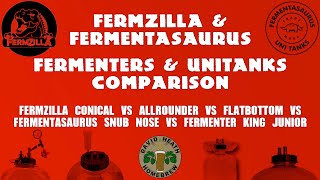 Fermzilla amp Fermentasaurus Fermenters amp Unitanks Comparison [upl. by Freiman]