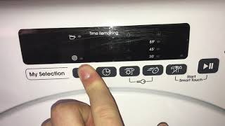 Candy smart touch tumble dryer service mode [upl. by Ahcsatan139]