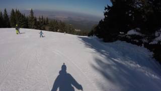 Borovets 4 Martie 2017ski Bulgaria HD ❄❄❄ gopro go pro am fost acolo [upl. by Halimaj]