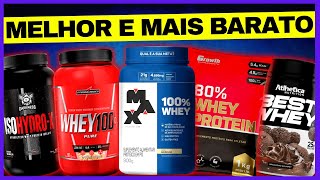 🥇MELHOR WHEY PROTEIN DE 2023 marcas nacionais TOP10 MELHORES MARCAS DE WHEY PROTEIN CONCENTRADO [upl. by Accem]