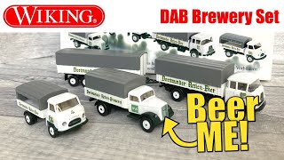 Wiking DAB Brewery Truck Set  Secondhand Model Railway Review [upl. by Cirilla]