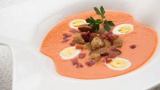 Gazpacho andaluz casero receta fácil de Karlos Arguiñano 🍅 [upl. by Poler]