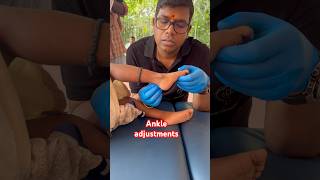 Ankle adjustments drrajneeshkant worldfamouschiropractor [upl. by Isabelle]