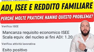 PROBLEMA ASSEGNO DI INCLUSIONE con ISEE e reddito familiare perchè [upl. by Jangro413]