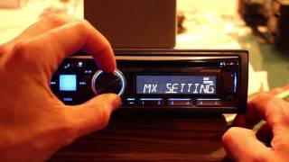 Alpine CDE143BT Head Unit Overview [upl. by Enitsua644]