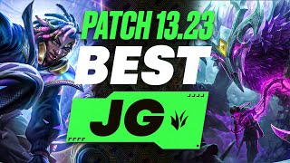 The BEST Junglers For All Ranks On Patch 1323 RIP J4  Season 13 Jg Tier List League of Legends [upl. by Diarmid110]