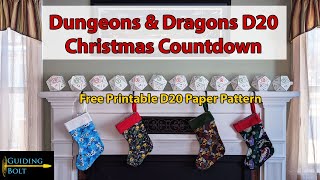 Dungeons amp Dragons D20 Christmas Countdown  DampD Advent Calendar [upl. by Dutch987]