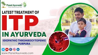 Latest treatment of ITP in Ayurveda  Dr Vikram Chauhan from Chandigarh at his Ayurvedic center [upl. by Noiro]