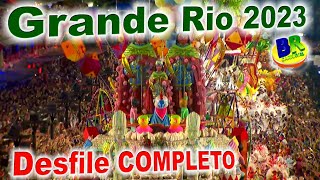 Grande Rio 2023 Desfile COMPLETO HD [upl. by Yasmine578]