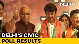 MCD Election Results 2017 Delhi Picks BJP Again Arvind Kejriwal Spurned [upl. by Luoar]