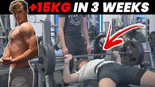 HOW TO ADD 15KG 33LBS TO YOUR BENCH IN 3 WEEKS  SMOLOV JR [upl. by Egoreg]