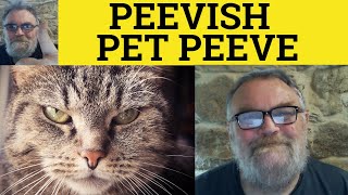 🔵 Peevish Meaning  Peeve Examples  Define Pet Peeve  Describing People  Peevish Peeve Pet Peeve [upl. by Phelgen]