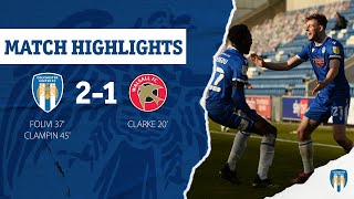 Colchester United v Walsall highlights [upl. by Hughmanick565]