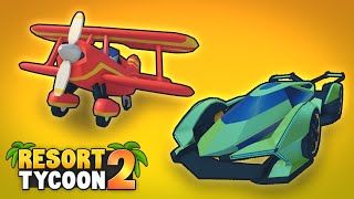 STUNT PLANE UPDATE 6  Resort Tycoon 2 [upl. by Moss513]