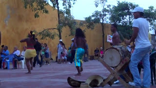 AfroColombian Dance Mapalé in Cartagena Colombia [upl. by Meri]