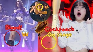 How kpop idols react to the accidents and mistakes on stage True professionalism✨️ [upl. by Irat]