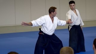 Aikido Christian Tissier  Sankyo to Koshinage [upl. by Helprin995]