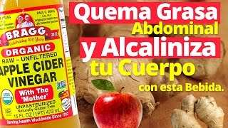 Quema Grasa Abdominal Desintoxica tu Higado y Adelgaza con Bebida de Vinagre de Manzana [upl. by Cung262]