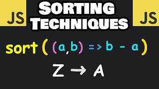 Learn JavaScript SORTING in 6 minutes 🗃 [upl. by Julina125]