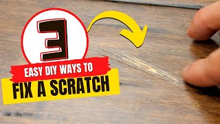 3 DIY Ways to Fix a Scratch in Hardwood Floors [upl. by Nwahc]