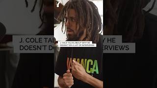 Why J Cole rarely does interviews [upl. by Sirrom]