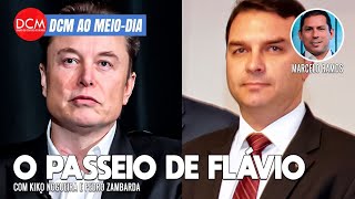 Musk está adiantando golpe com Trump Flávio Bolsonaro passeia no Roda Viva [upl. by Ybba]