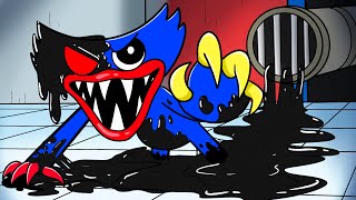 ORIGIN of HUGGY WUGGYexe Cartoon Animation [upl. by Nirtak]