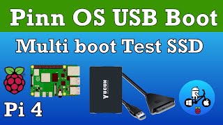 Pinn OS USB Boot testing Raspberry Pi 4 Just SSD no SD card [upl. by Rhea]