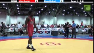 Greco GR 59 KG  Julian Gunnels vs Kimoni Pollard [upl. by Enalda]