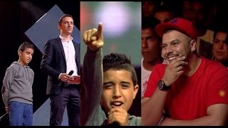 مغرب المواهب  أداء إسماعيل الطفل الذي أبكى لجنة تحكيم Big UP [upl. by Lekcar]