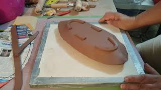 How to Make an Oval Dish Using a GR Pottery Form [upl. by Hesler]